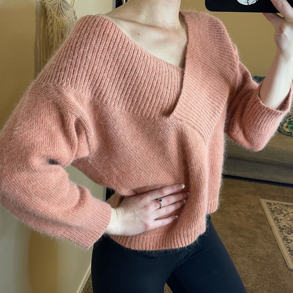 Anthropologie Sweaters - Anthropologie Moth V-Neck Wool Blend Sweater